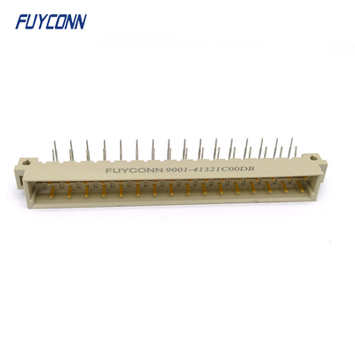 Loại năng lượng 32Pin DIN41612 kết nối PCB góc phải 2 * 16P 32P 5.08mm Male Connector
